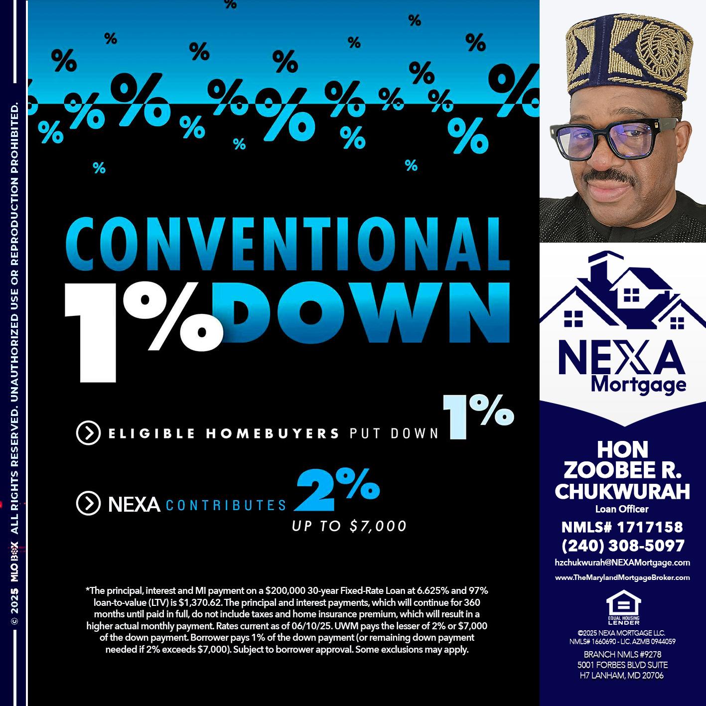 conventional - Hon Zoobee R Chukwurah -Mortgage Loan Originator
