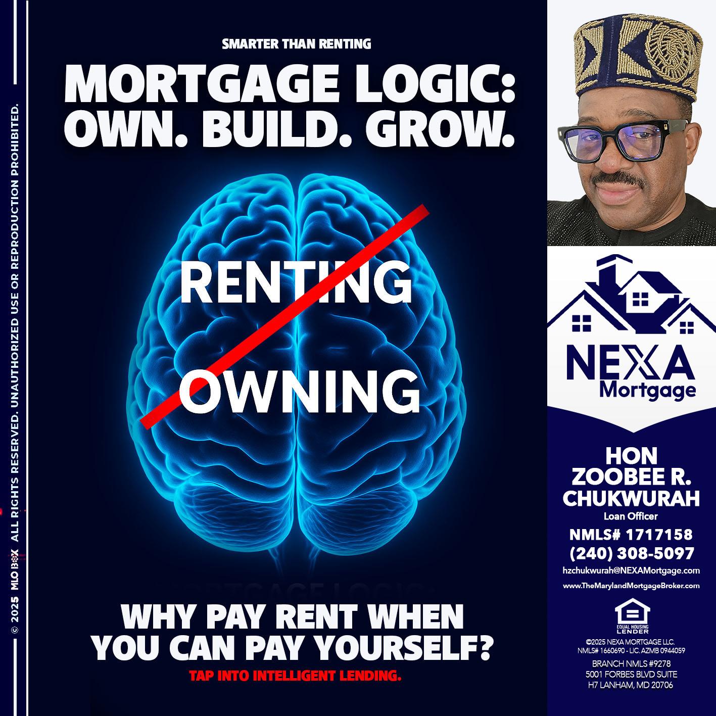 mortgage logic - Hon Zoobee R Chukwurah -Mortgage Loan Originator