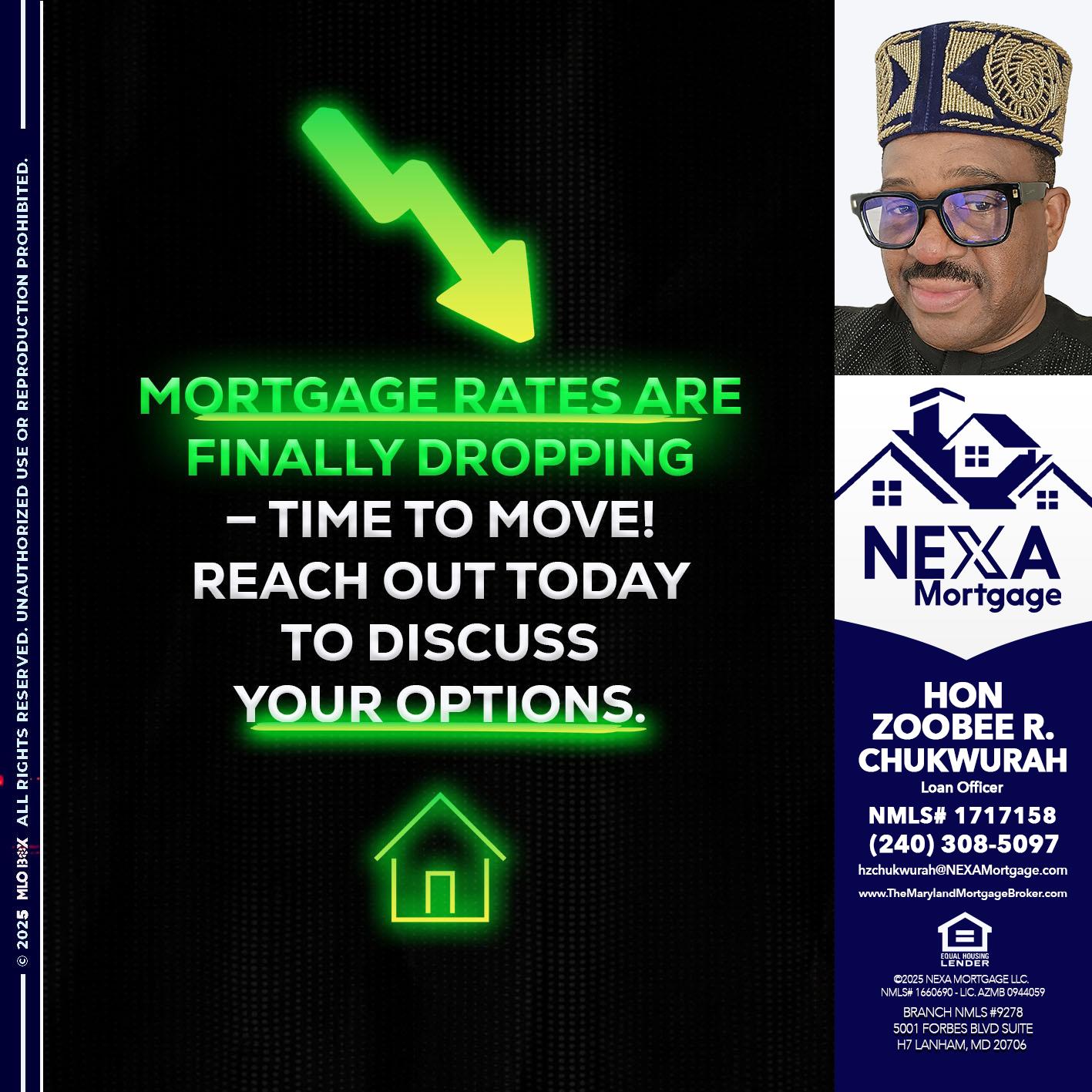 MORTGAGE RATES - Hon Zoobee R Chukwurah -Mortgage Loan Originator