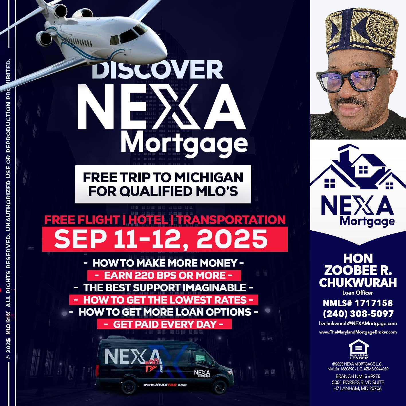 DISCOVER NEXA MORTGAGE - Hon Zoobee R Chukwurah -Mortgage Loan Originator
