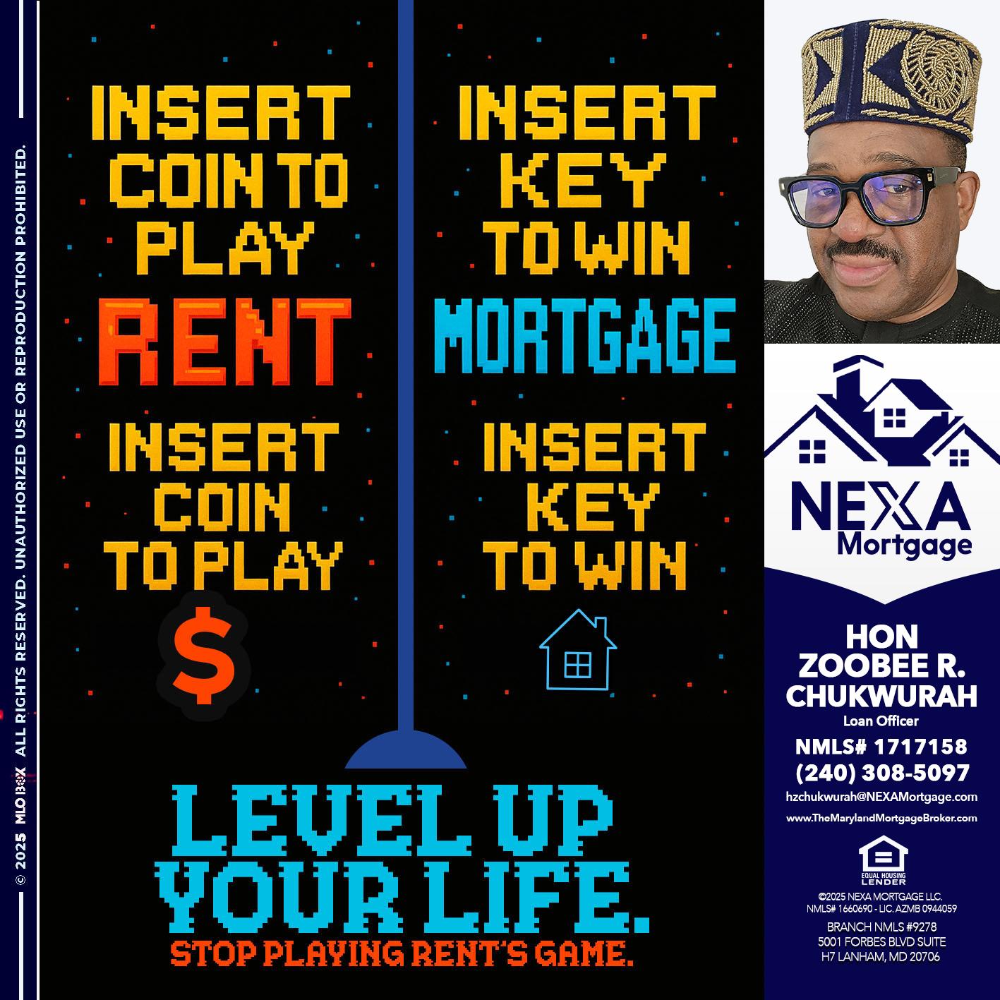 INSERT COIN - Hon Zoobee R Chukwurah -Mortgage Loan Originator