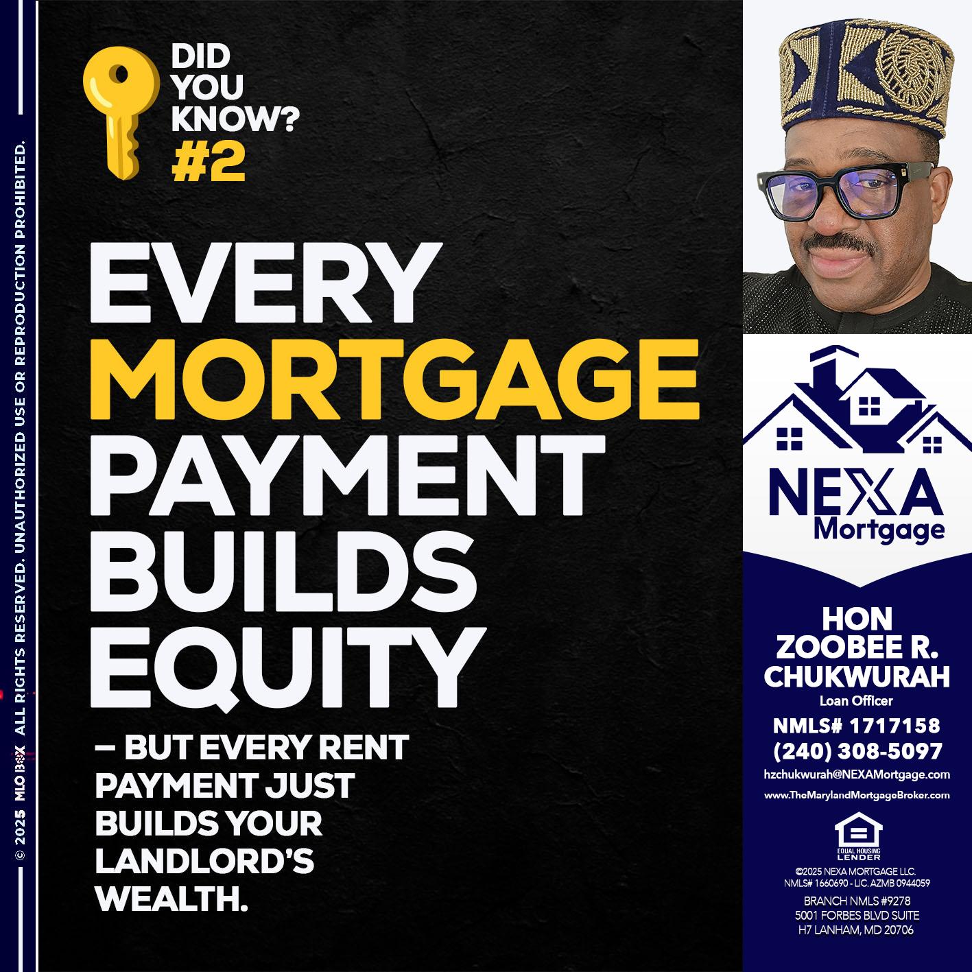 DID YOU KNOW? - Hon Zoobee R Chukwurah -Mortgage Loan Originator