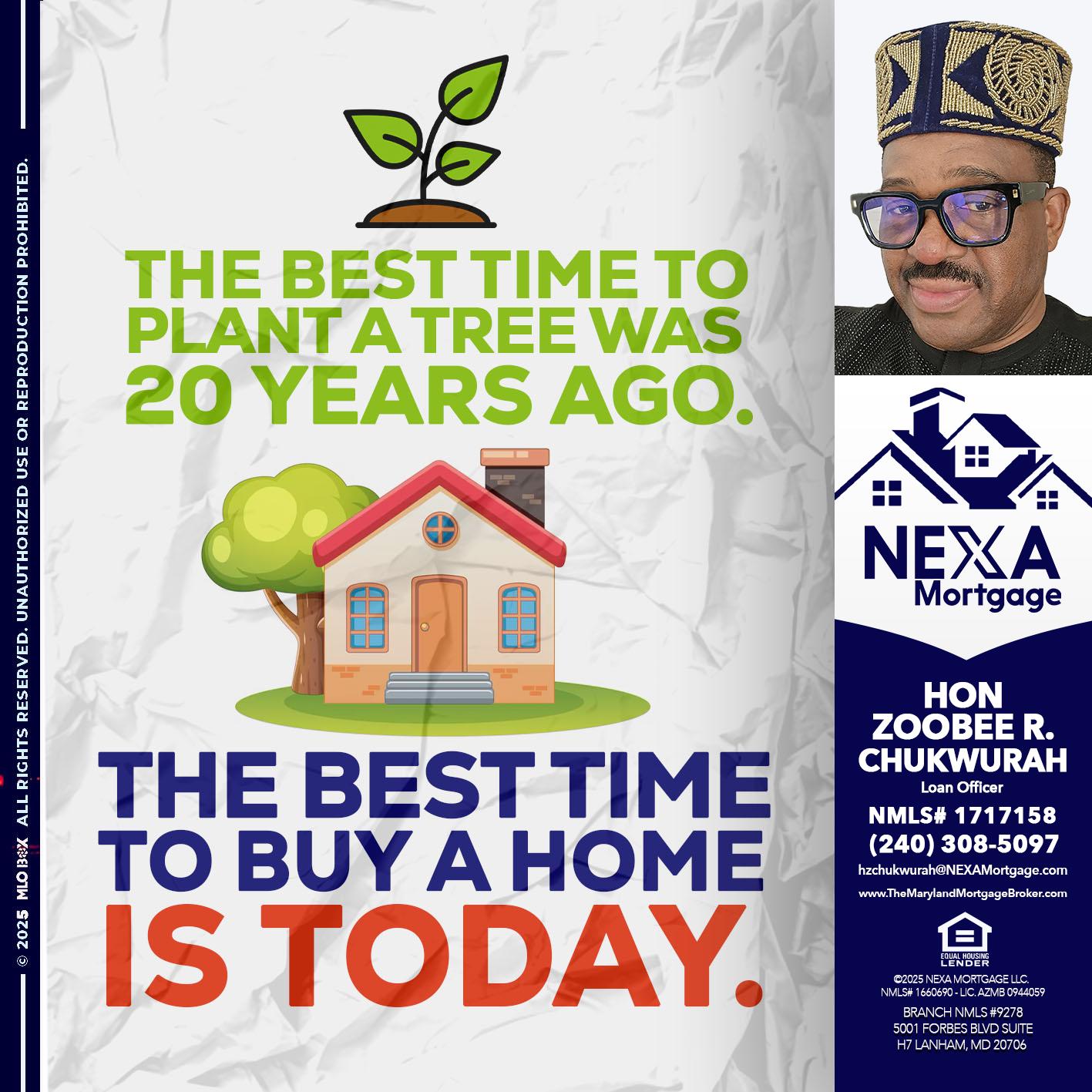 BEST TIME TO - Hon Zoobee R Chukwurah -Mortgage Loan Originator