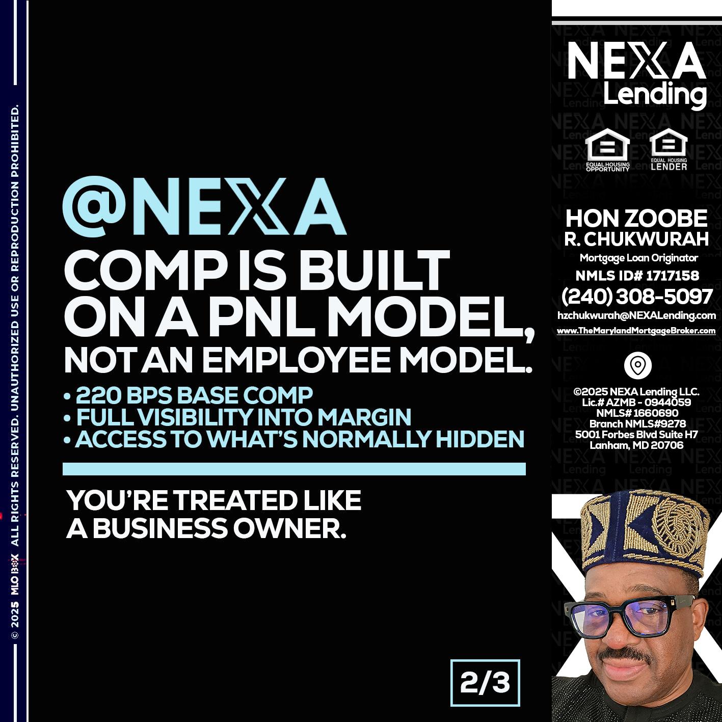 2 OF 3 - Hon Zoobee R Chukwurah -Mortgage Loan Originator