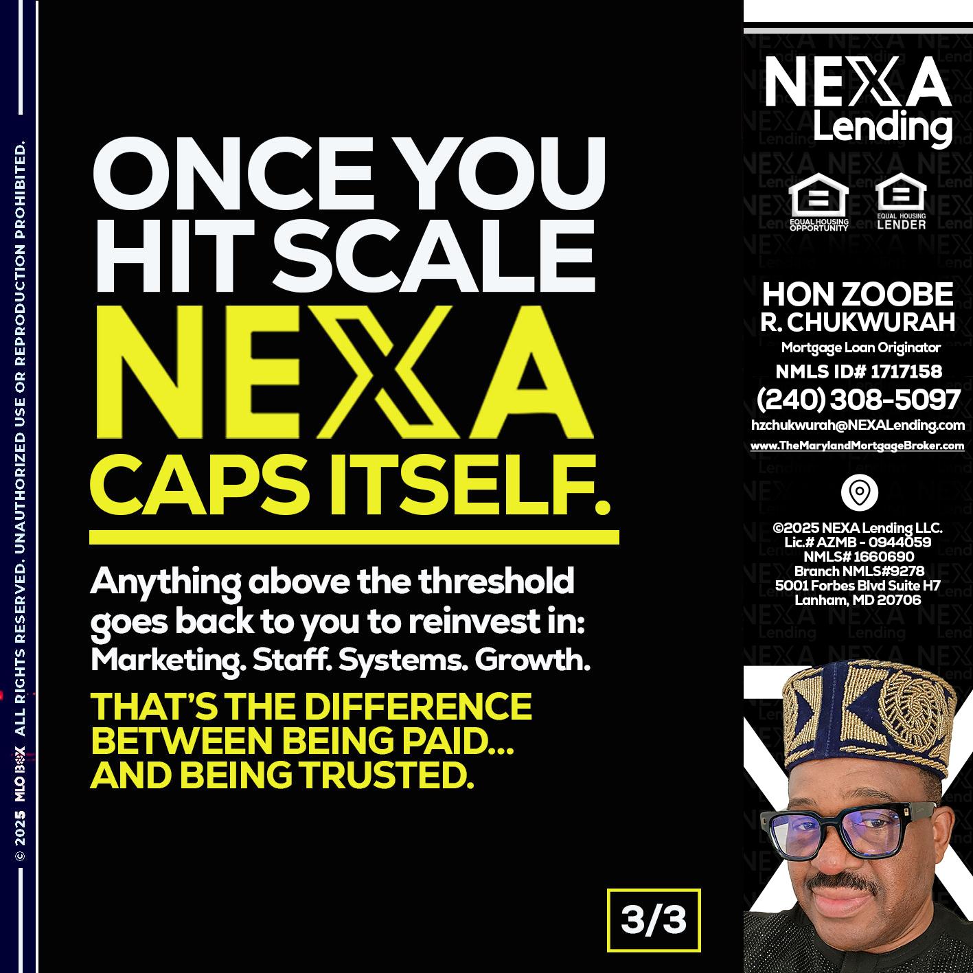 3 OF 3 - Hon Zoobee R Chukwurah -Mortgage Loan Originator