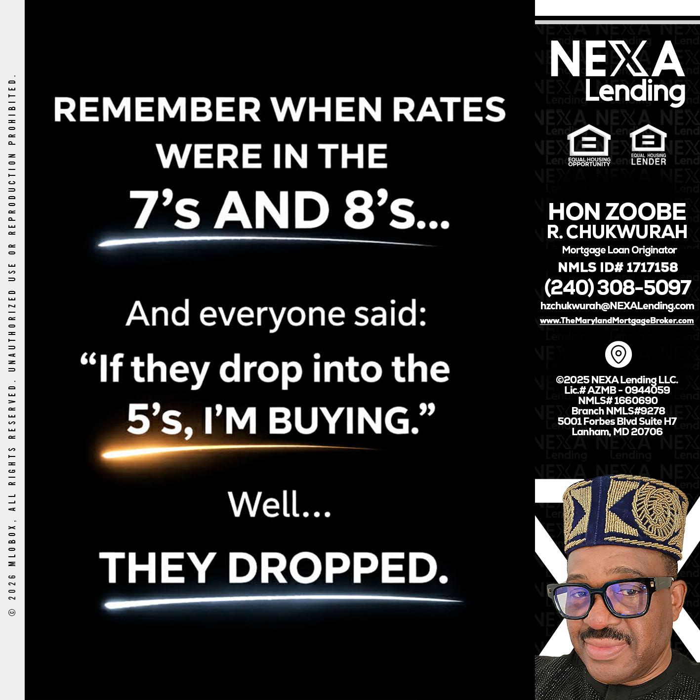 REMEMBER WHEN - Hon Zoobee R Chukwurah -Mortgage Loan Originator