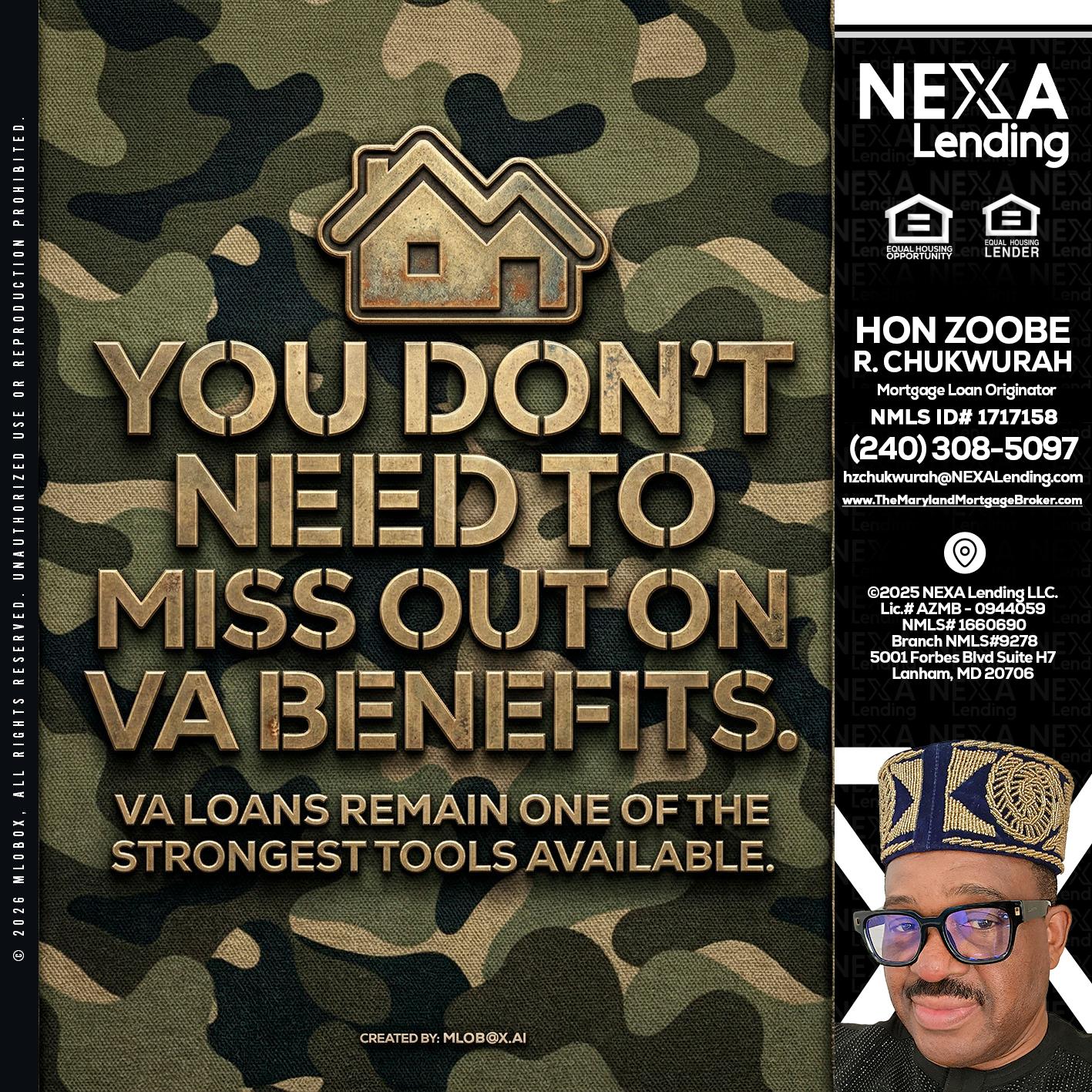 you don't need - Hon Zoobee R Chukwurah -Mortgage Loan Originator