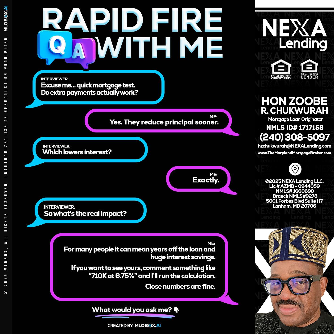 RAPID QA - Hon Zoobee R Chukwurah -Mortgage Loan Originator